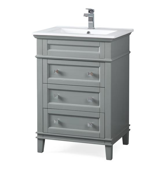 24 Inch Tennant Brand Felix Modern Gray Sink Bathroom Vanity   24 Inch Tennant Brand Felix Modern Gray Sink Bathroom Vanity 648798 Grande 