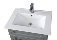 24 Inch Tennant Brand Felix Modern Gray Sink Bathroom Vanity Tennant Brand Bathroom Vanities