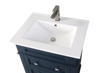 24 Inch Tennant Brand Felix Modern Navy Blue Sink Bathroom Vanity Tennant Brand Bathroom Vanities