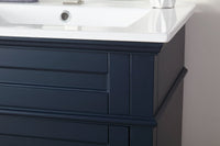 24 Inch Tennant Brand Felix Modern Navy Blue Sink Bathroom Vanity Tennant Brand Bathroom Vanities