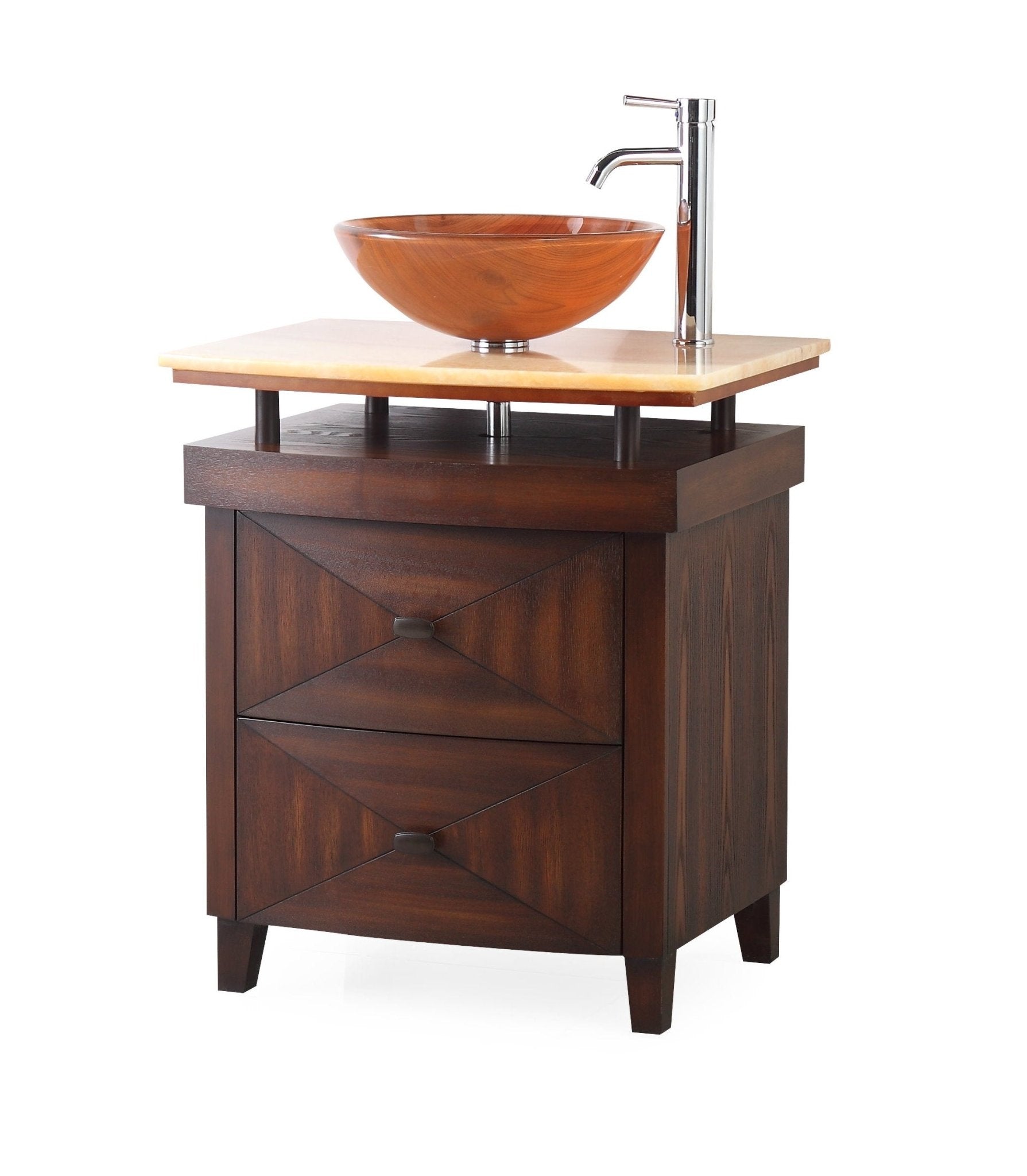 29 Inch Onyx counter top Verdana Vessel Sink Bathroom Vanity SW029