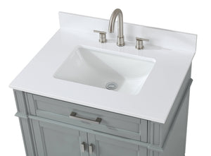 30 inch Tennant Brand Durand Modern Gray Modern Bathroom Sink Vanity Tennant Brand Bathroom Vanities