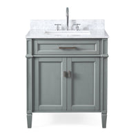 30 inch Tennant Brand Durand Modern Gray Modern Bathroom Sink Vanity Tennant Brand Bathroom Vanities