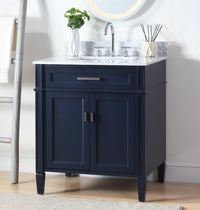 30 inch Tennant Brand Durand Navy Blue Bathroom Sink Vanity Tennant Brand Bathroom Vanities