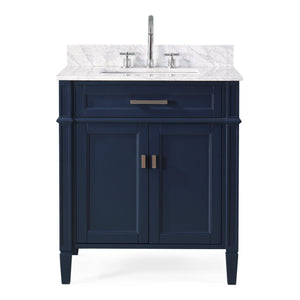 30 inch Tennant Brand Durand Navy Blue Bathroom Sink Vanity Tennant Brand Bathroom Vanities