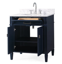 30 inch Tennant Brand Durand Navy Blue Bathroom Sink Vanity Tennant Brand Bathroom Vanities