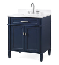 30 inch Tennant Brand Durand Navy Blue Bathroom Sink Vanity Tennant Brand Bathroom Vanities