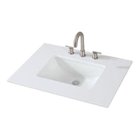 30 inch Tennant Brand Felix Modern Style White Bathroom Vanity Tennant Brand Bathroom Vanities