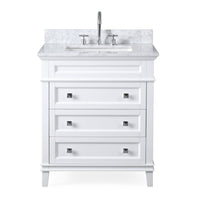 30 inch Tennant Brand Felix Modern Style White Bathroom Vanity Tennant Brand Bathroom Vanities