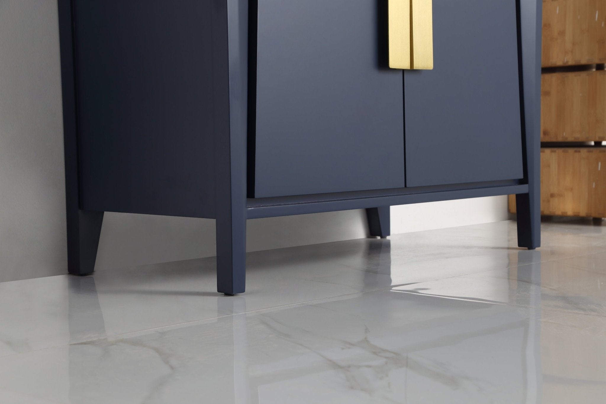 mikio★　PT BLK 36 Amazon.com: TETOTE Navy Blue Bathroom Mirror 24 x 36 Metal