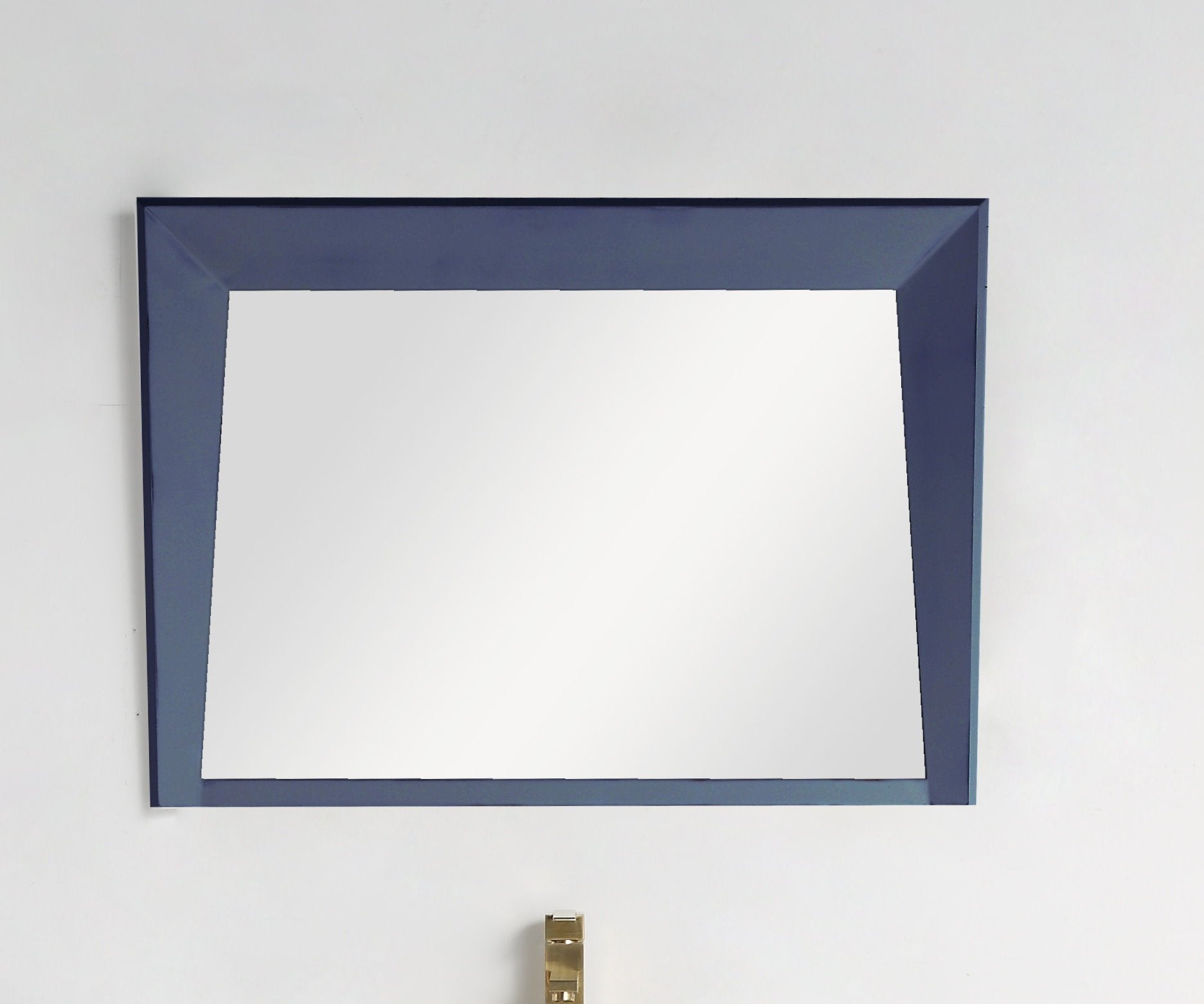 36 Inch Larvotto Navy Blue Modern Bathroom Sink Vanity