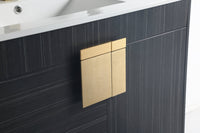 40 Inch Tennant Brand Kuro Minimalistic Dawn Gray Bathroom Vanity