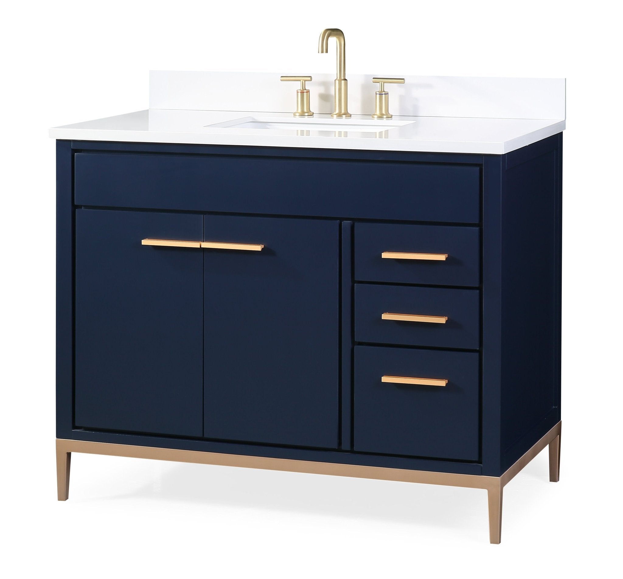 42 Inch Bathroom Vanity Double Sink