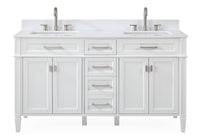 60 Inch Tennant Brand Durand Modern Navy Blue Double Sink Bathroom Vanity Tennant Brand Bathroom Vanities